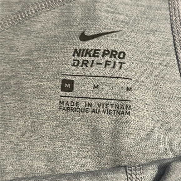 Nike Dri-Fit Pro Full Length Grey and Navy Leggings - Picture 4 of 8